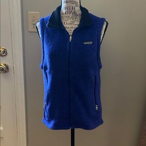 Patagonia Royal Blue Fleece Vest sz Small